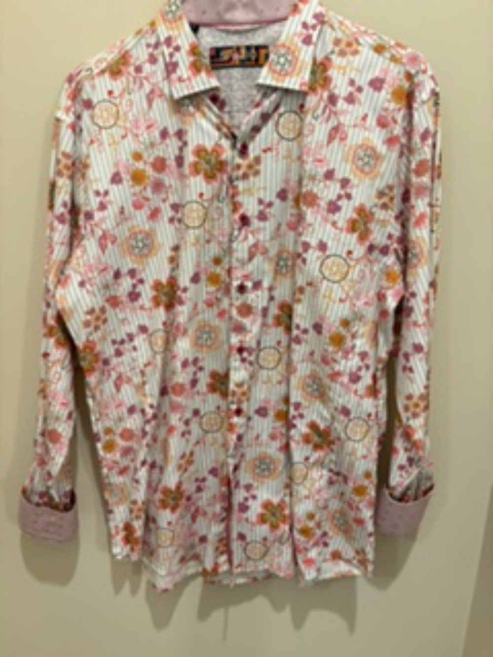 NWT - Mens Spazio Floral Shirt - XL - NEVER WORN!